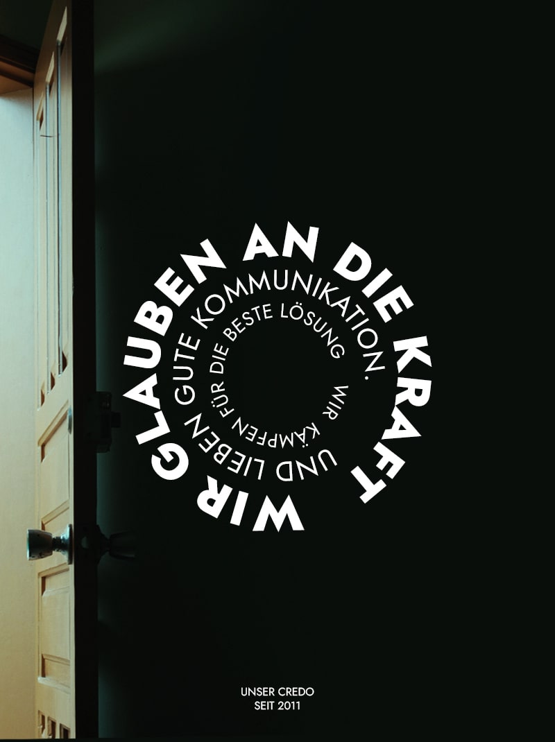 Credo der Werbeagentur WERBEWERK in Rottweil und Villingen